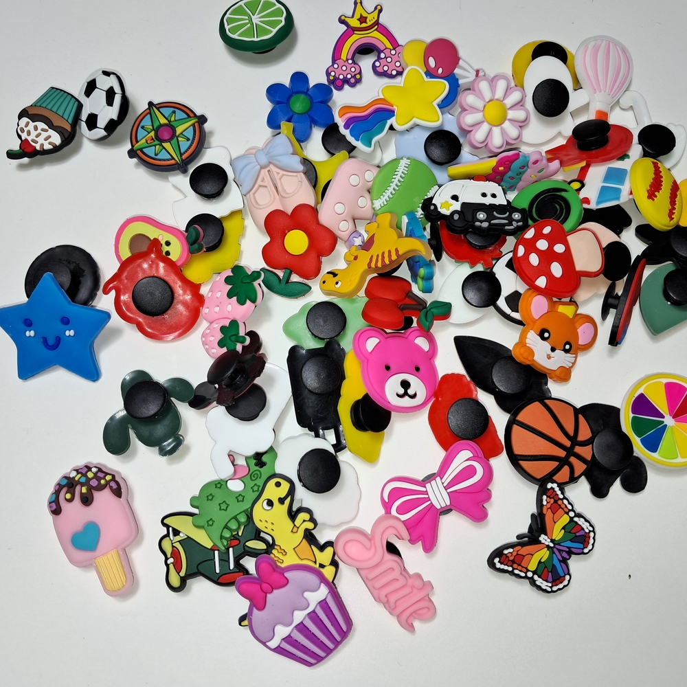 🔥5/$10🔥 Mix & Match DIY Accessories Colorful Croc Shoes Charms